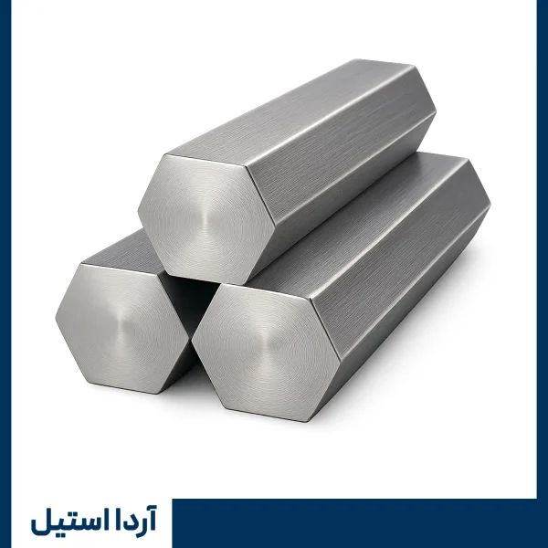 شش پهلو استیل 304 سایز 19 شاخه 6 متری
