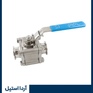 شیر غذایی و دارویی توپی یا گازی استیل 316 سایز 25