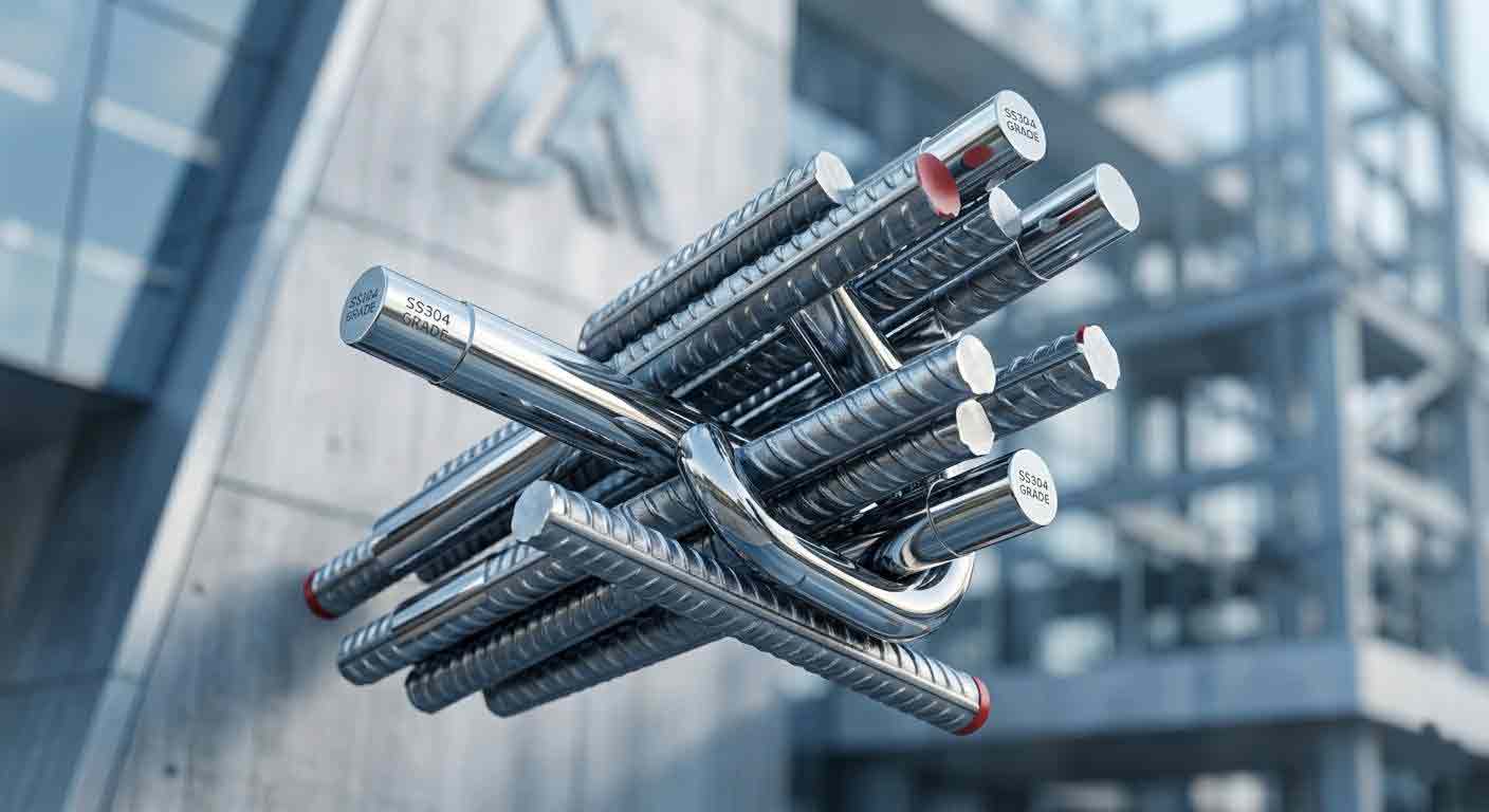 مشخصات میلگرد استیل 304
